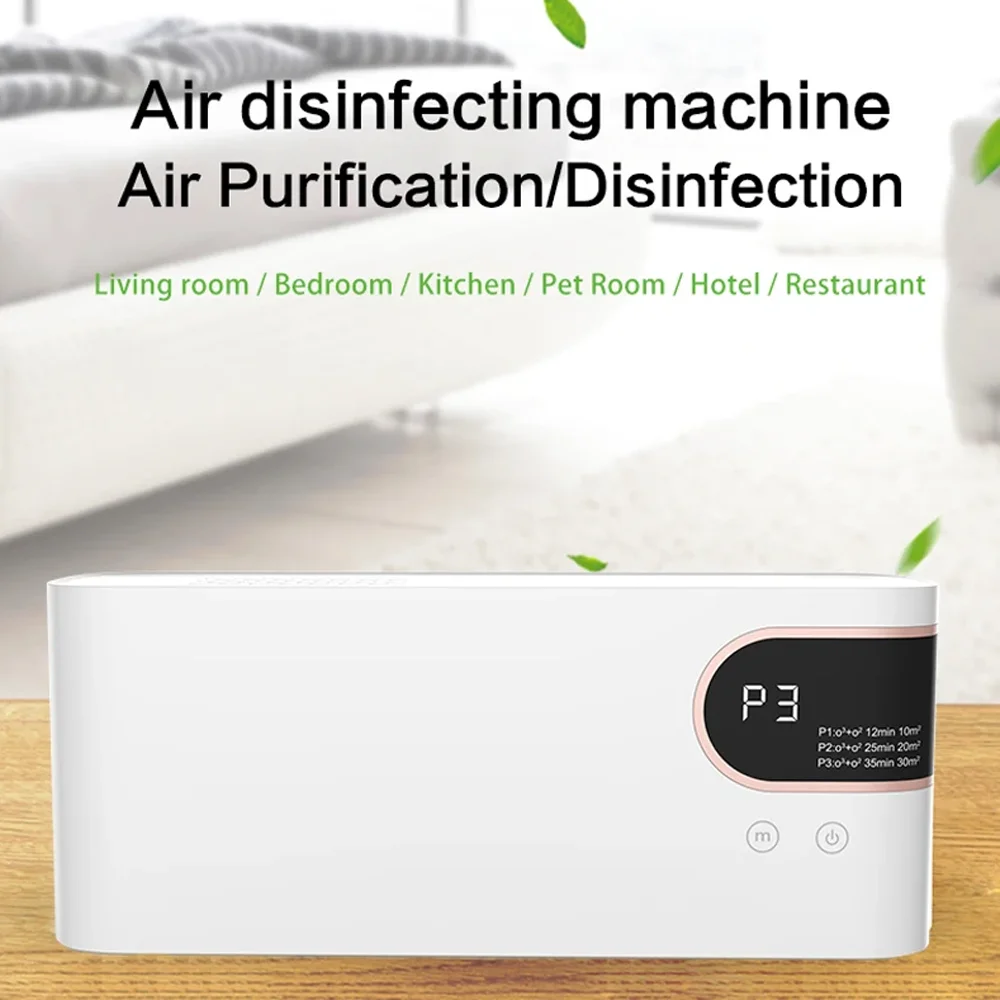 Ozone Generator Home Smart Air Disinfection Machine Purifier Odor Eliminator for Toilet Kitchen Pet Room