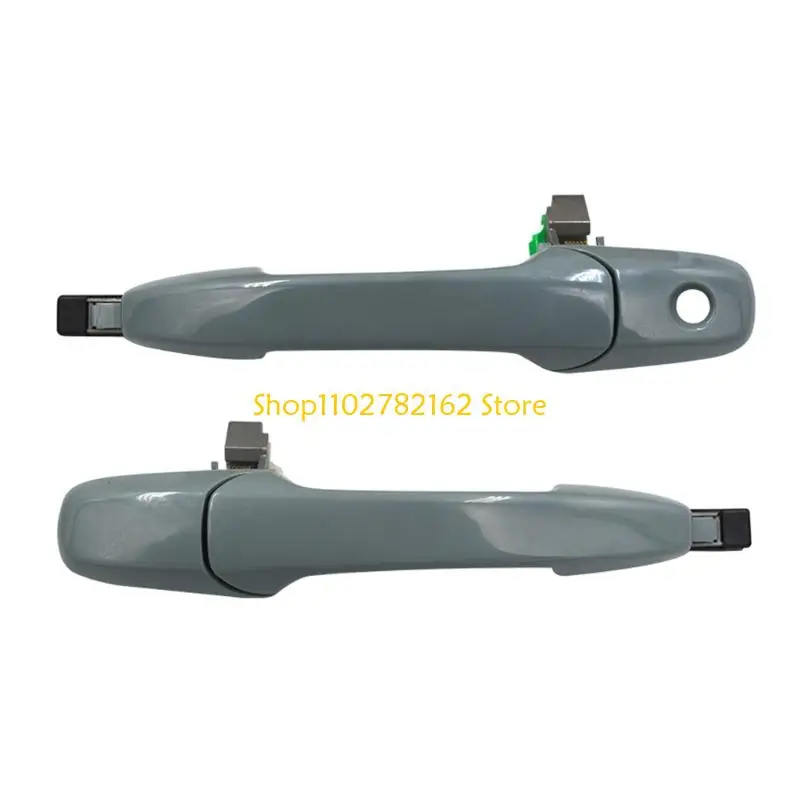 547B Paint Ready Exterior Door Handle Assembly, ABS Housing, Single Replacement Part GJ6A73410 for Vehicle Repair Use