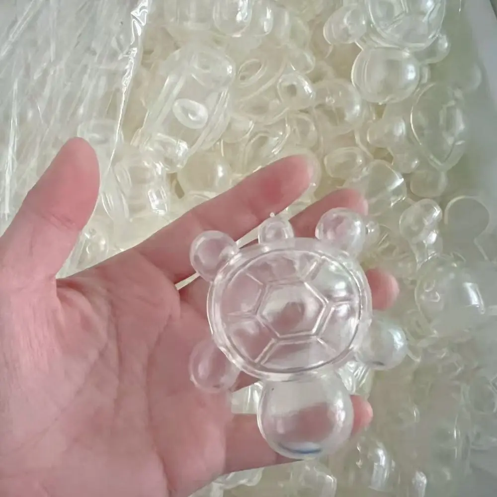 Turtle DIY Empty Ball Skin Soft TPR Flexible DIY Pressure Ball Kit Slow Rebound Transparent Handmade Ball Skin Adults Beginners