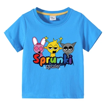 Cartoon Sprunki T Shirt Kids 1