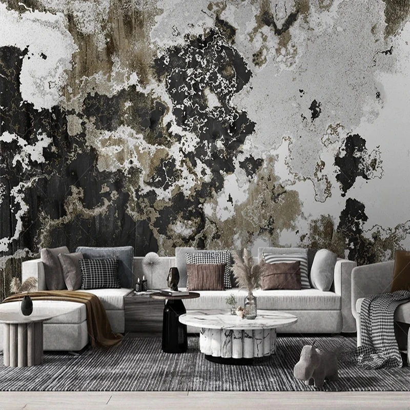 MU8679 Abstract Marble Texture Mural Wallpaper Custom Wall Covering Home Interior Decoration Wall Papers Papel De Pared 3D