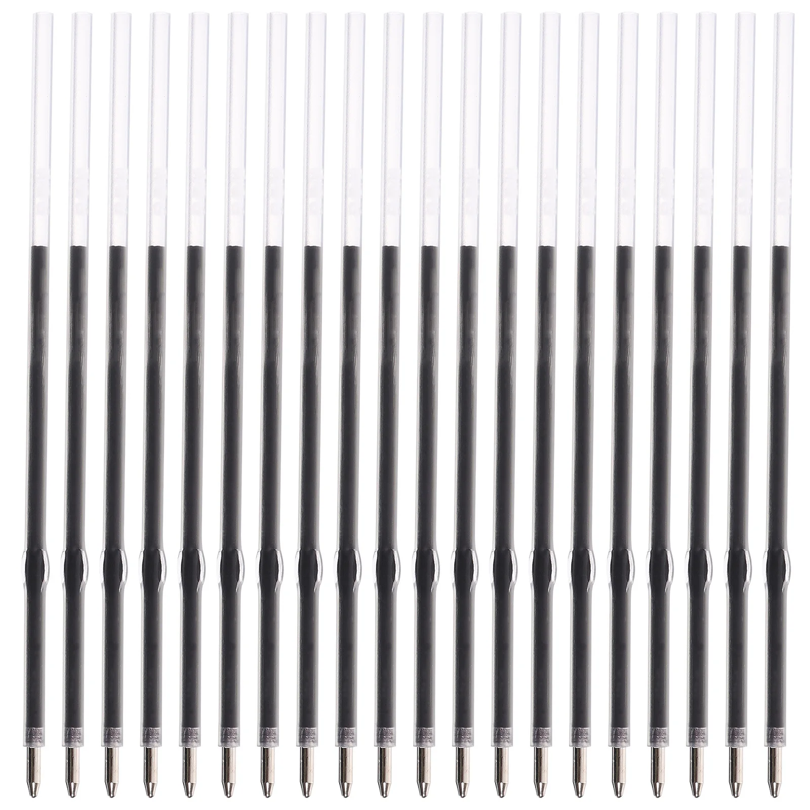 100pcs Press Type Gel Pen Refills Smooth Writing Replacement For Office School Study Fine Tip Ballpoint Pen Refills Writing