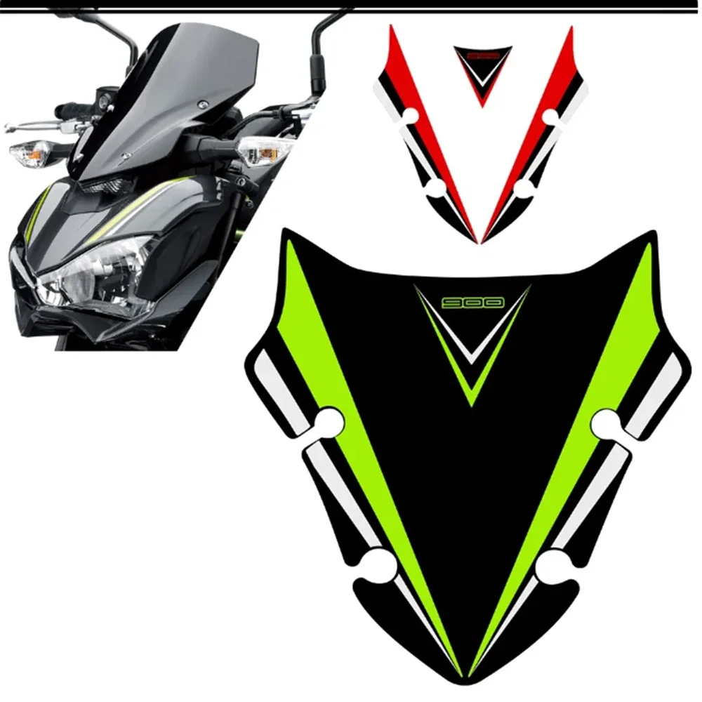 

Motorcycle Front Fairing Fender Stickers Decals Tank Pad Protector Fuel Oil Kit Knee For Kawasaki Z 900 Z900