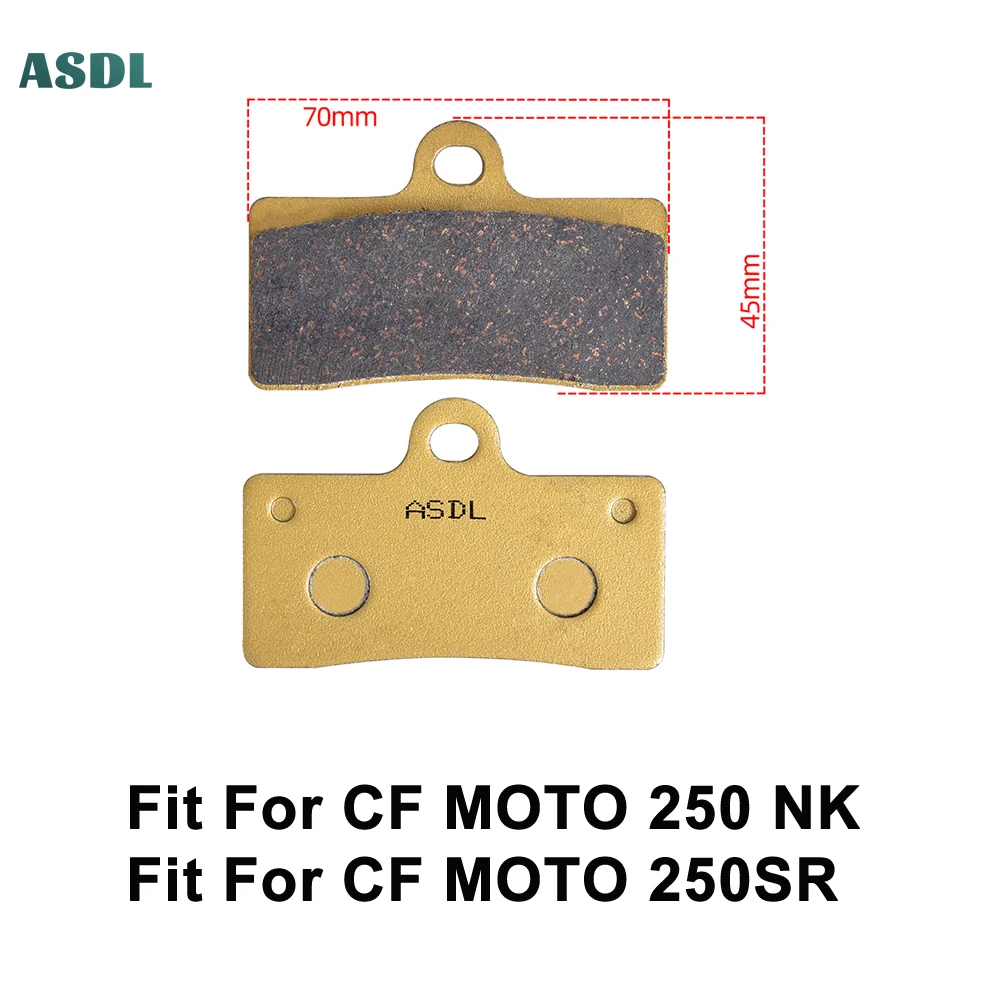 

Motorcycle Front Left Brake Pads Ceramic for CF MOTO 250 NK 250 SR 250NK 250SR Motorbike Brakes