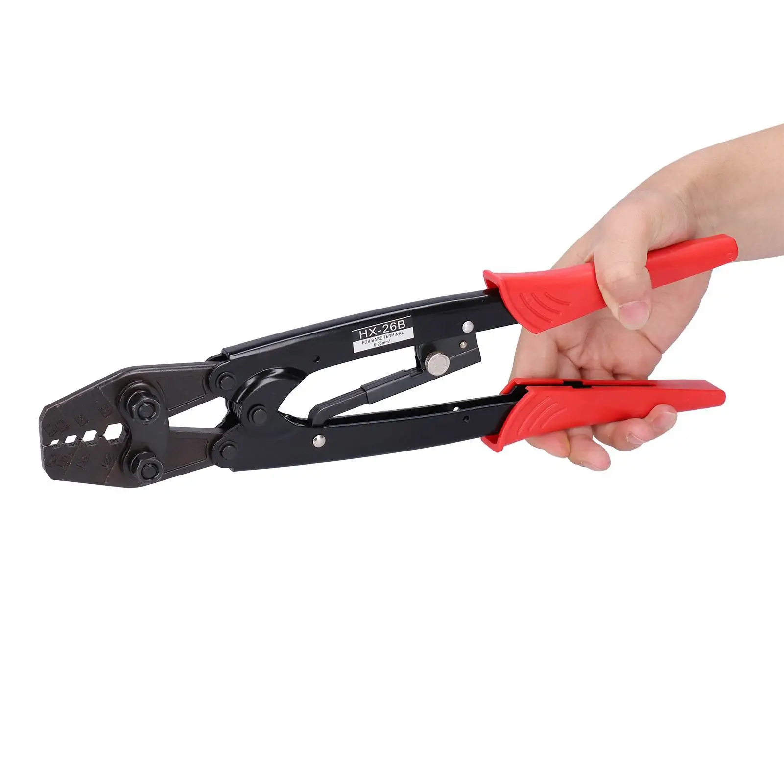 Ratchet Terminal Crimper Wire Crimping Pliers Manual Tools 6‑25mm² AWG10‑4 HX‑26B Terminal Crimper Wire Crimping Crimper