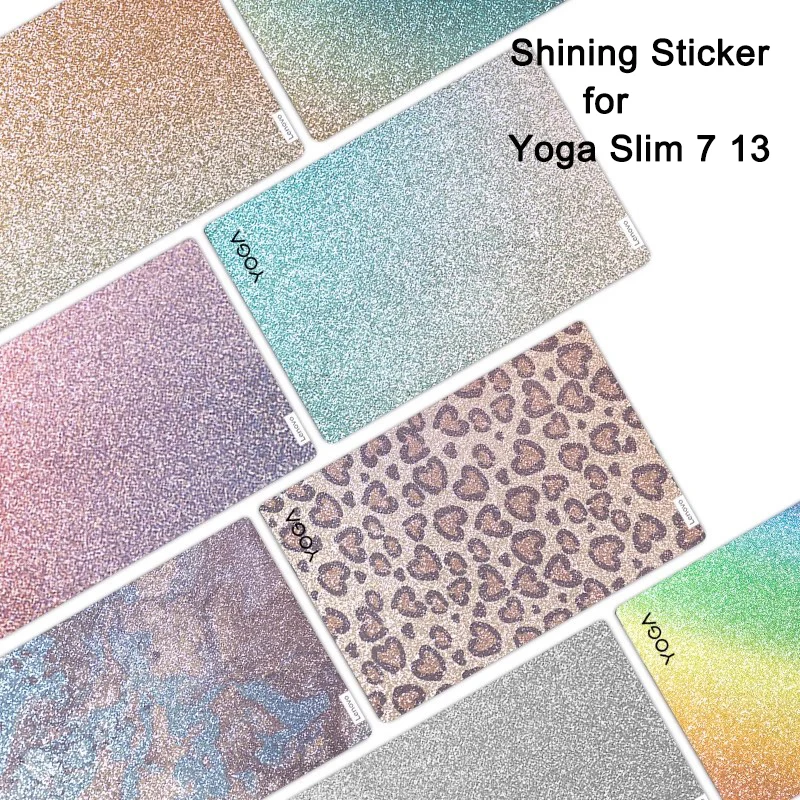 

Bling Bling Laptop Skin Cover No need to Cut for Yoga Slim 7 13 Gen 5 Carbon 13ITL5 13ACN5 13ITL5 Protective Cover Film