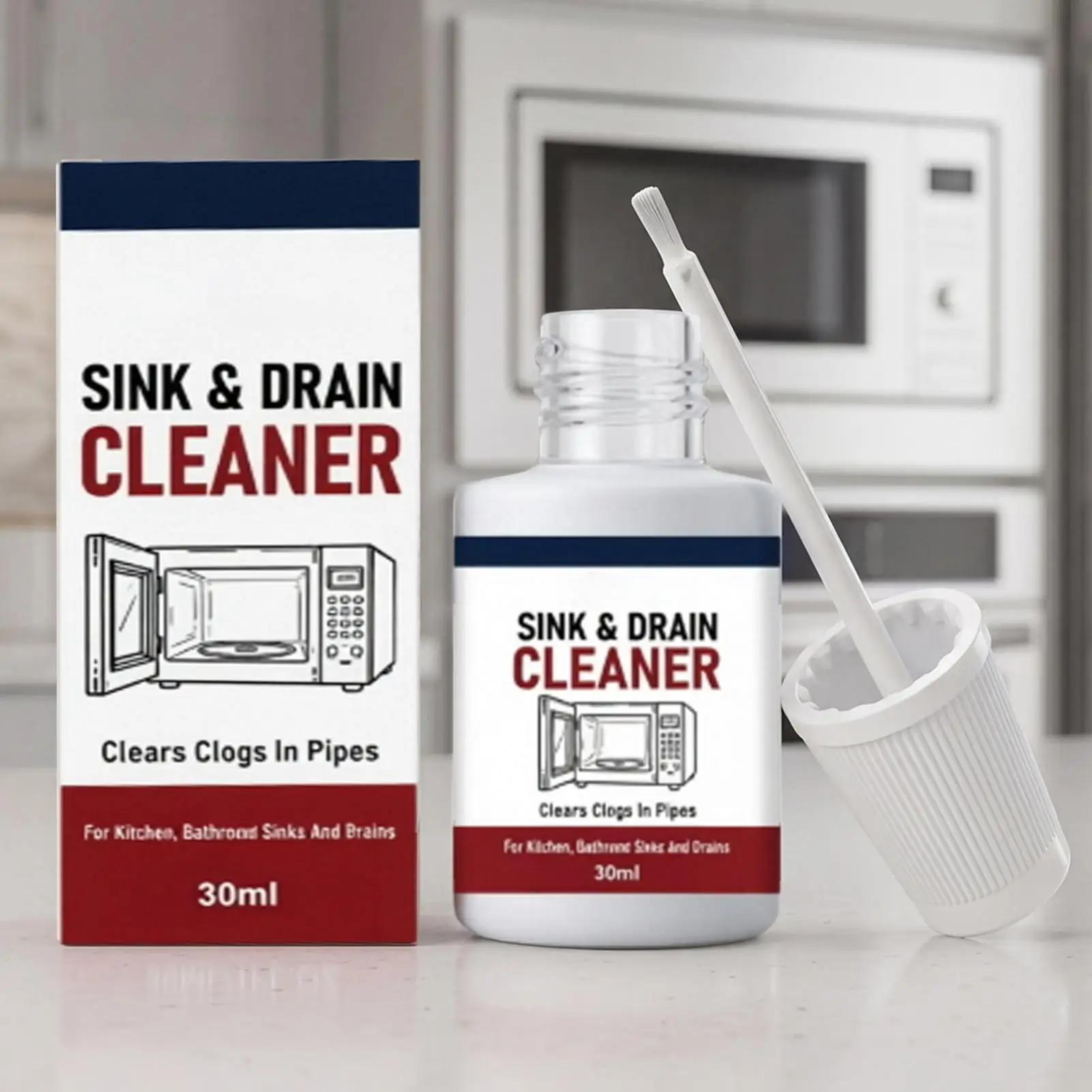 Microwave Cavity Paint 30ml Food Safe Interior Repair Coating Brush Appliance Counter Furniture Stove Maintenance