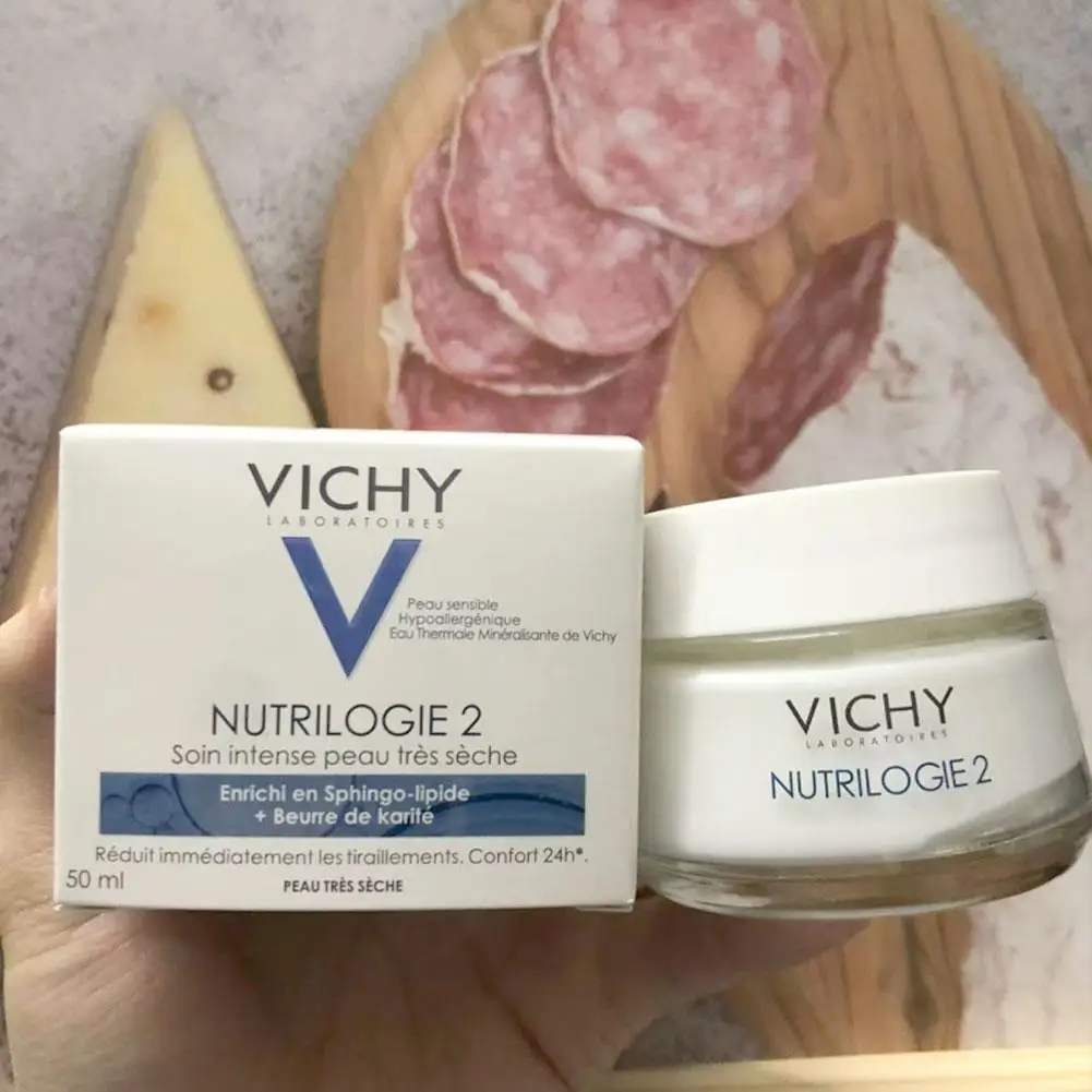 Vichy crema nutritiva crema Facial vitamina E nutritiva profunda crema Facial hidratante de larga duración cuidado de la piel
