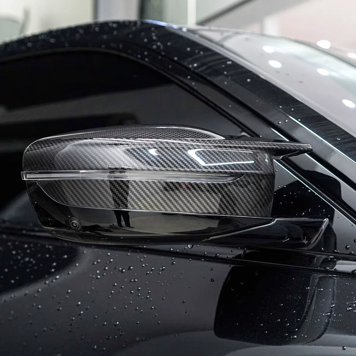 

Premium FORBMW G80 G82 2021 OEM-Style Carbon Fiber Side Mirror Housing New Condition