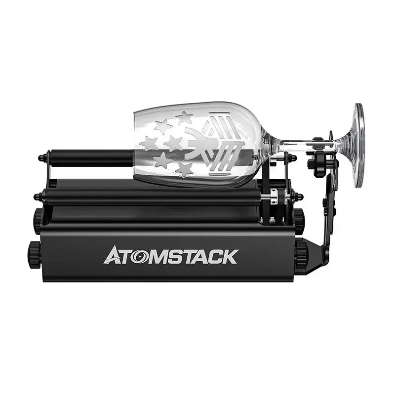 ATOMSTACK R3 Pro Rotary Rolleror Cylindrical Object Ring Engraving Laser Machine