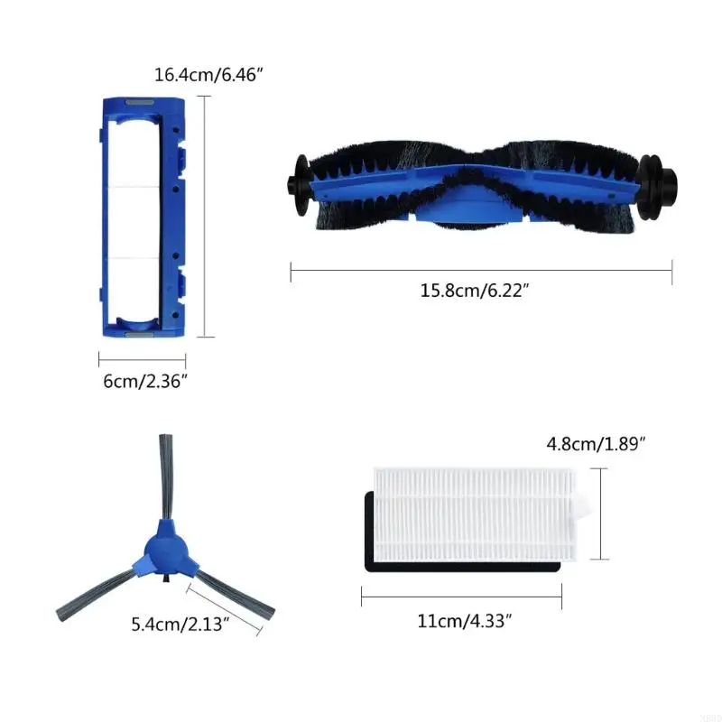 Главная кисточка фильтра фильтра HEPA Фильтр заклинания заклинания колеса для рубца для Robovac 11S/30/12/25C/15C/35C/15T/30C