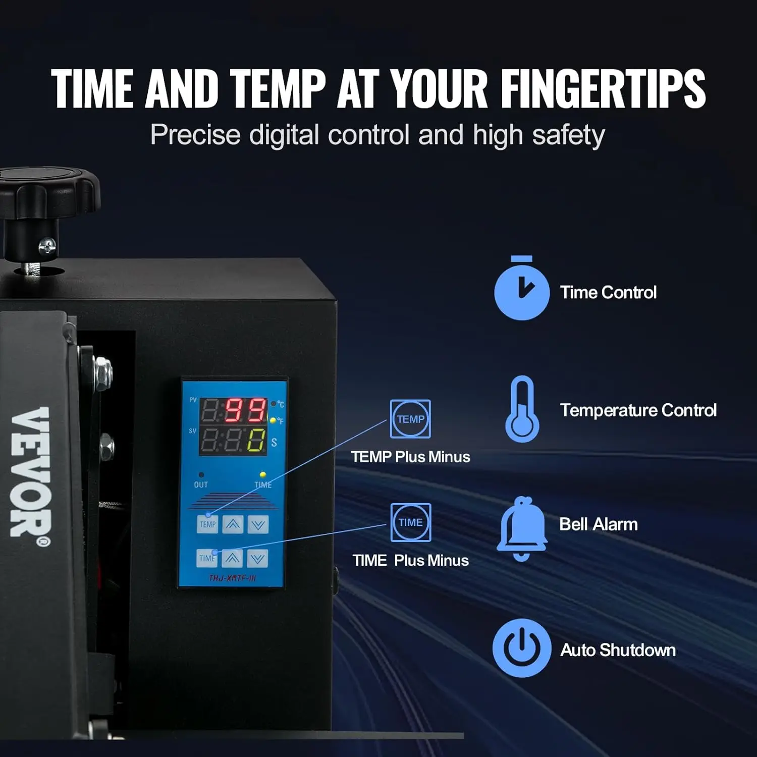 Heat Press 16x24, 1700W Power Heat Press Machine, Fast Heating, High Pressure Heat Press Machine for T-Shirt, Easy to Use, Black