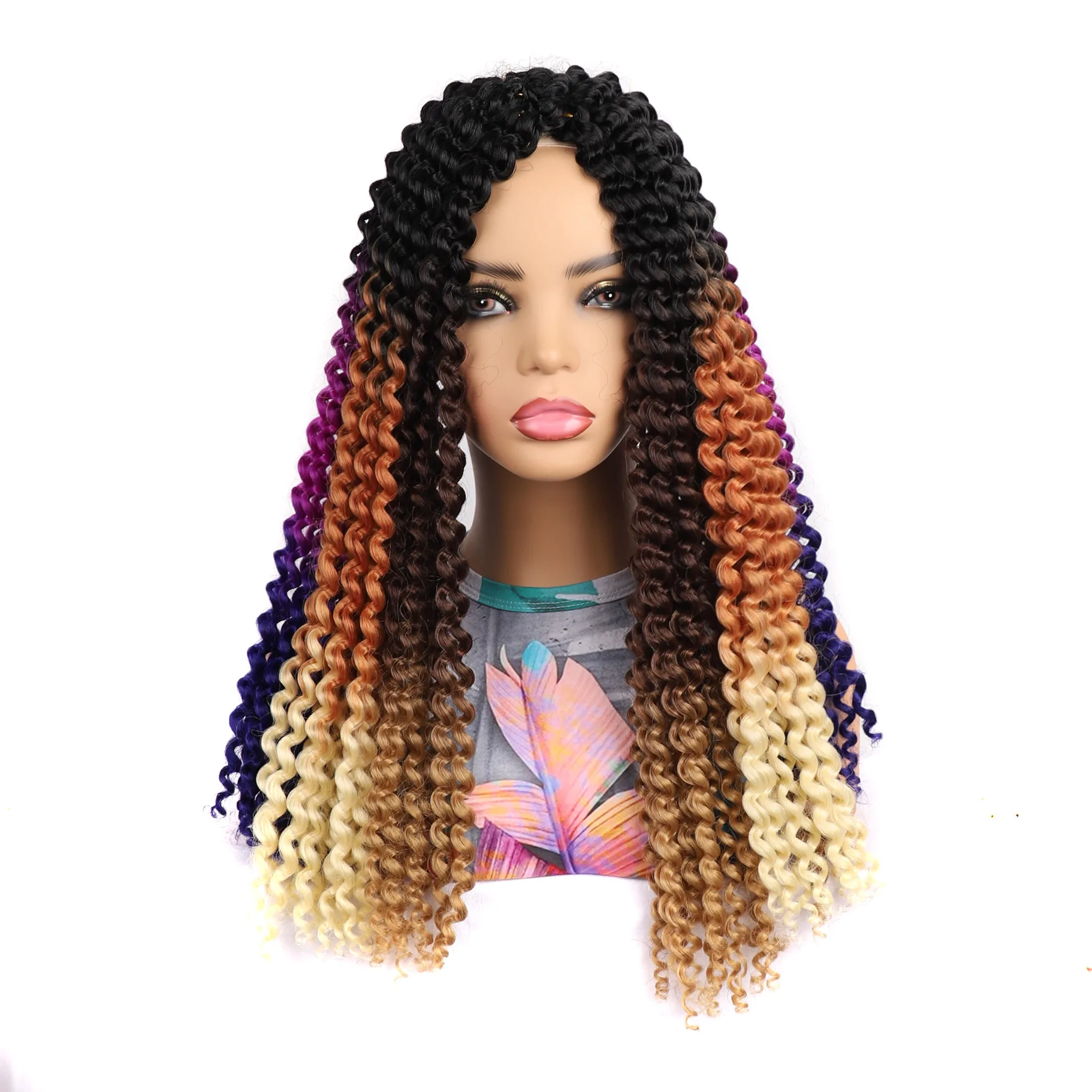 

Passion Twist Synthetic Crochet Braids 18 Inch Braiding Hair Extensions for Women, Handmade Finger Twist Dreadlock Fiber Wig,