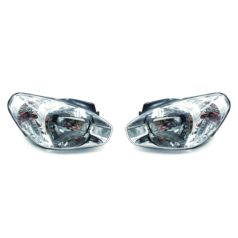 Reflektory Zespół lamp dla 2006-2011 Hyundai Accent 92102-1E011 Para — zdjęcie 3