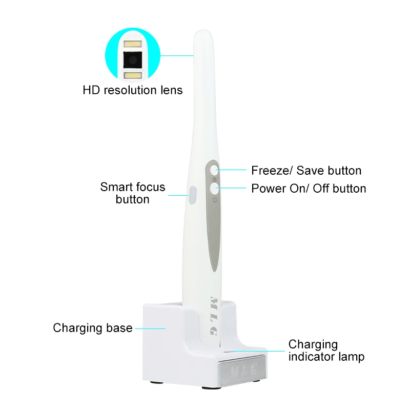 VV Dendal MLG CF-680(2nd Generation) Wireless Dental Camera: 13.0-Megapixel Smart Focus Portable Dental Imaging System FS