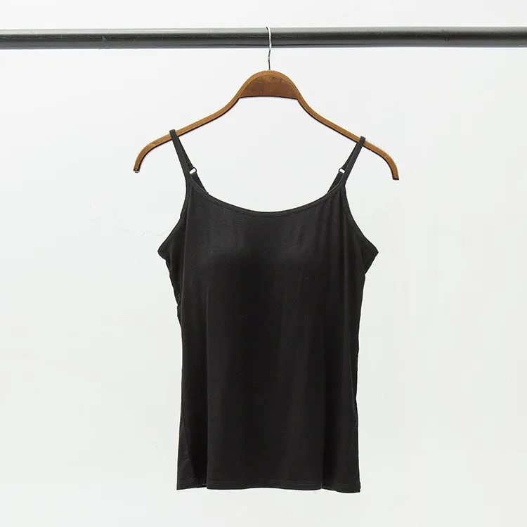 Canotta casual da donna sottile con imbottitura sul petto Il design intercato può essere indossato come indumento in pelle per indumenti intimi o capispalla