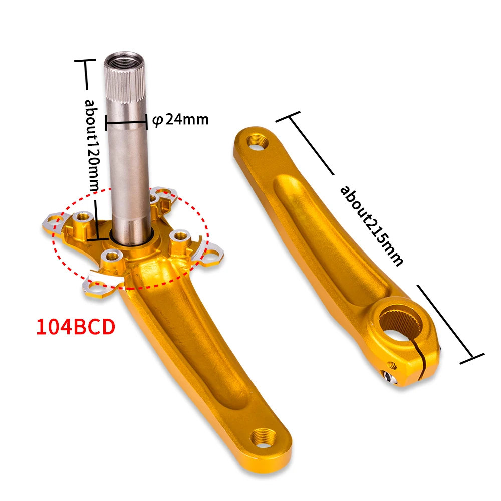 ZTTO MTB 104 BCD Bicycle Crankset Mountain Bike Crank Arm Chain Wheel BSA Bottom Bracket Narrow Wide Chainring 1X System