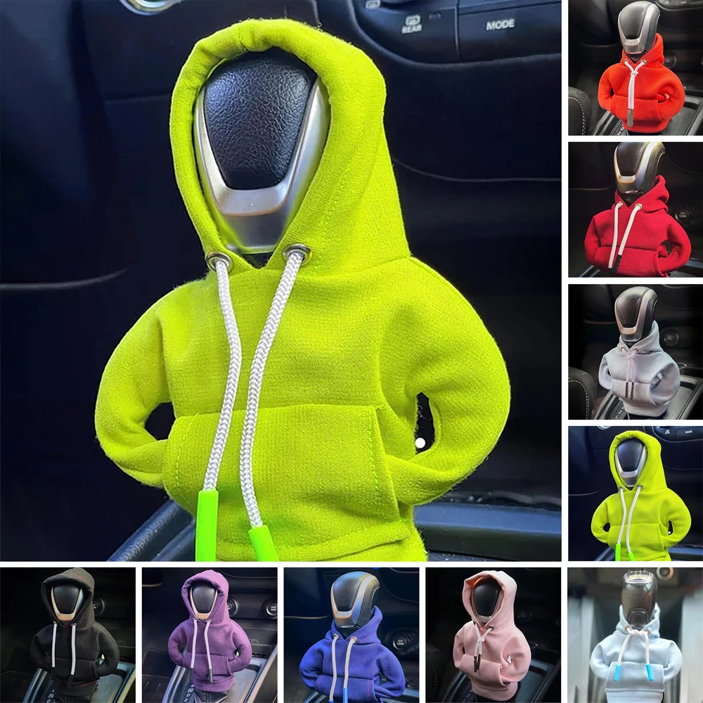 

Car Shift Lever Gear Shift Hoodie Cover Shift Cover Gear Handle Decoration Fits Manual Automatic Universal Interior Decor