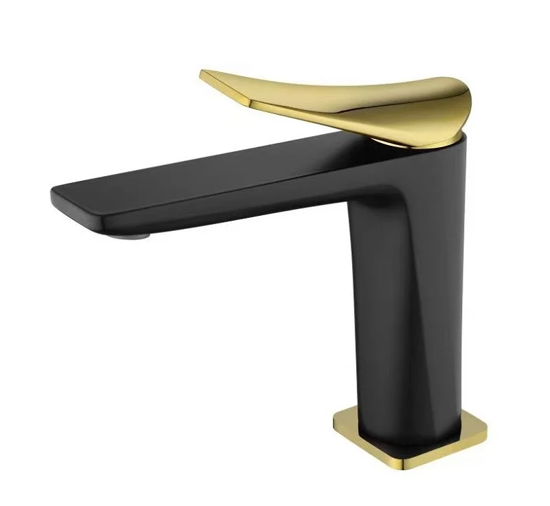 Modern Brass High Quality Bathroom sink faucet Single Hole Copper Lavabo Faucet Hot cold water wash basin Tap washbowl Faucet