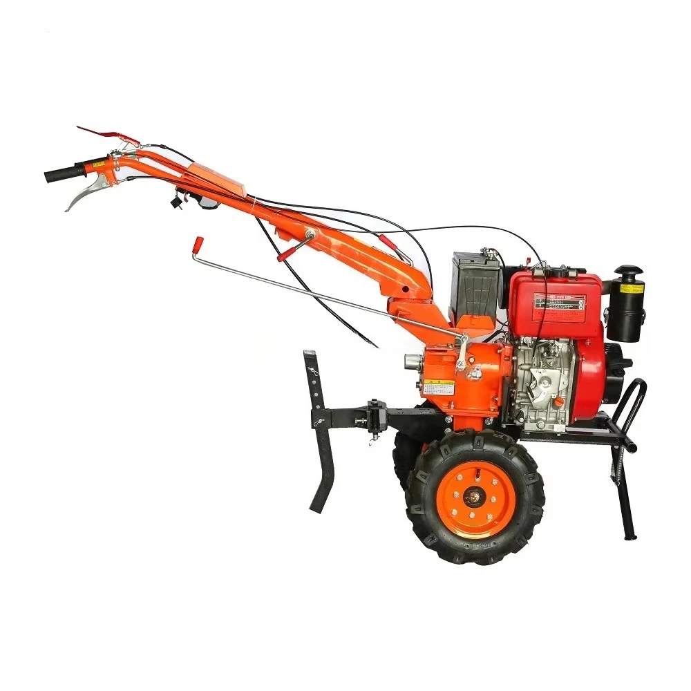 Agriculture Machinery 4 Wheel Drive Mini Power Tiller Cultivator