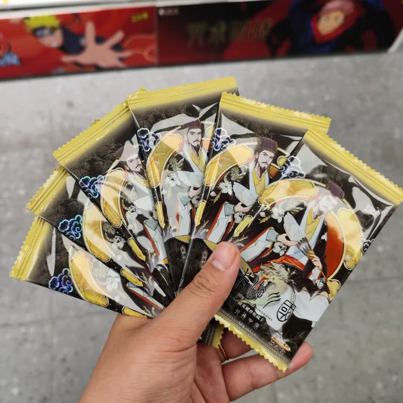 Carte KAYOU trois royaumes authentique, expédition nord vers les plaines centrales, jouets périphériques Anime, carte Flash, cadeaux