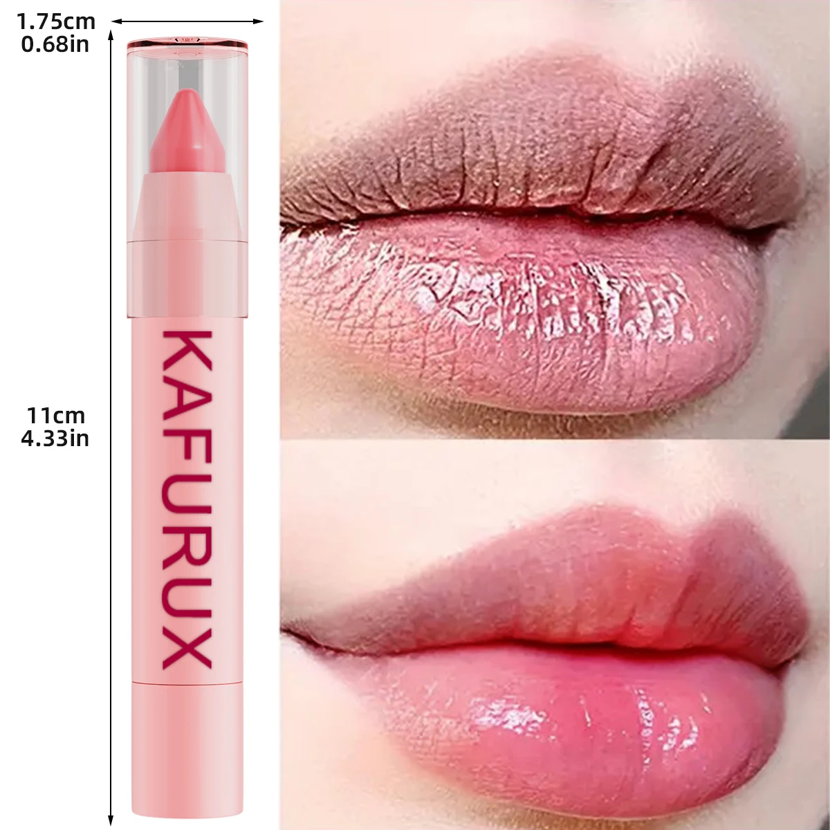 1PC Temperature Color-changing lipstick moisturizing warm and long-lasting Makeup not easy to stick Tinted Lip Balm Lips Cares