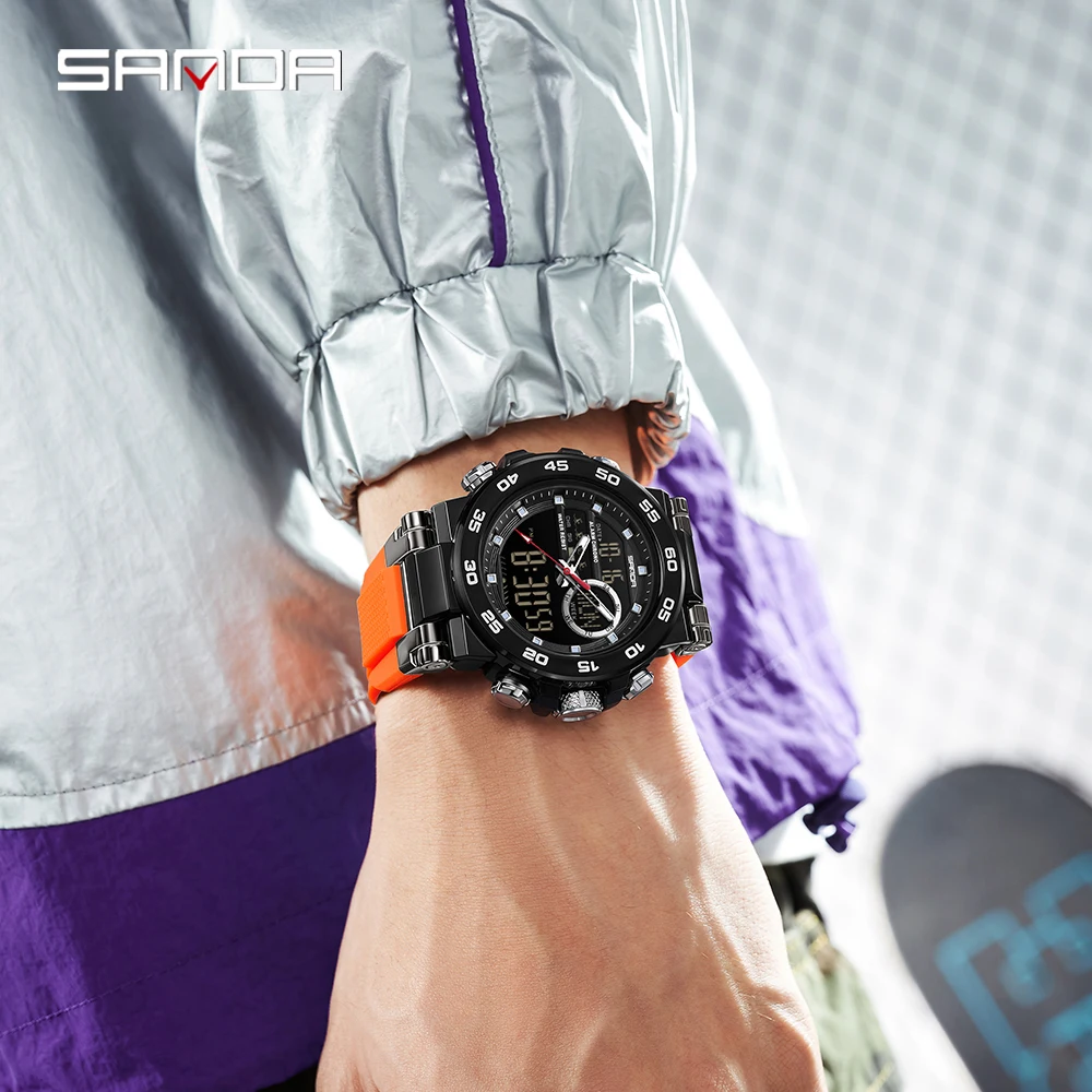 SANDA 6296 ファッション トレンド 学生 電子腕時 - Luxury Watch Trends 2025 のレビューと価格