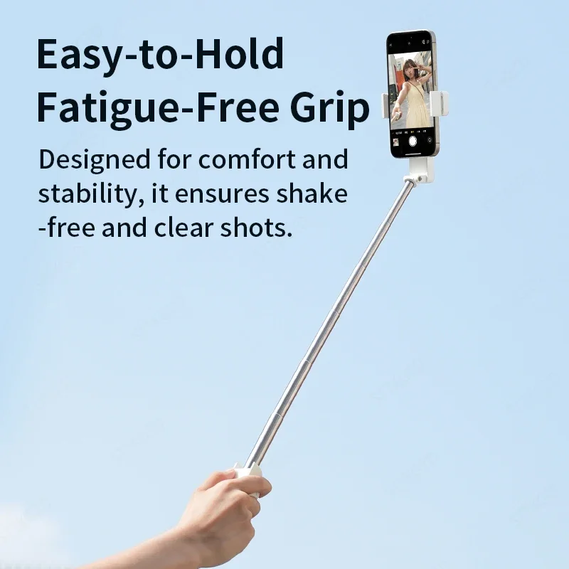 Super Mini Selfie Stick ที่วางโทรศัพท์แบบพกพาแบบบูรณาการรีโมทบลูทูธไร้สายแบบขยายได้สําหรับการถ่ายทอดสด TikToke