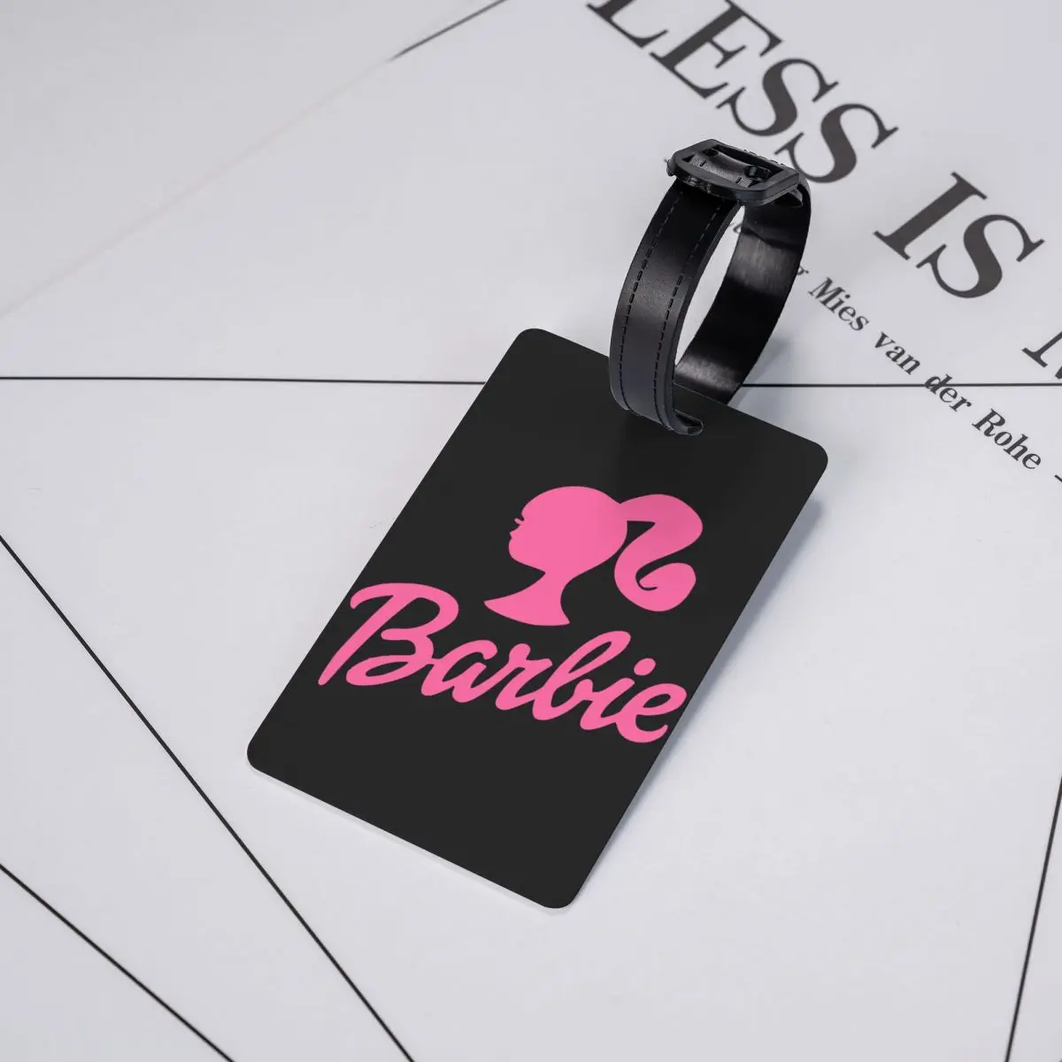 Personalizado Barbie Bagagem Etiquetas para Viagem Mala, Tampa De Privacidade, Nome ID Card