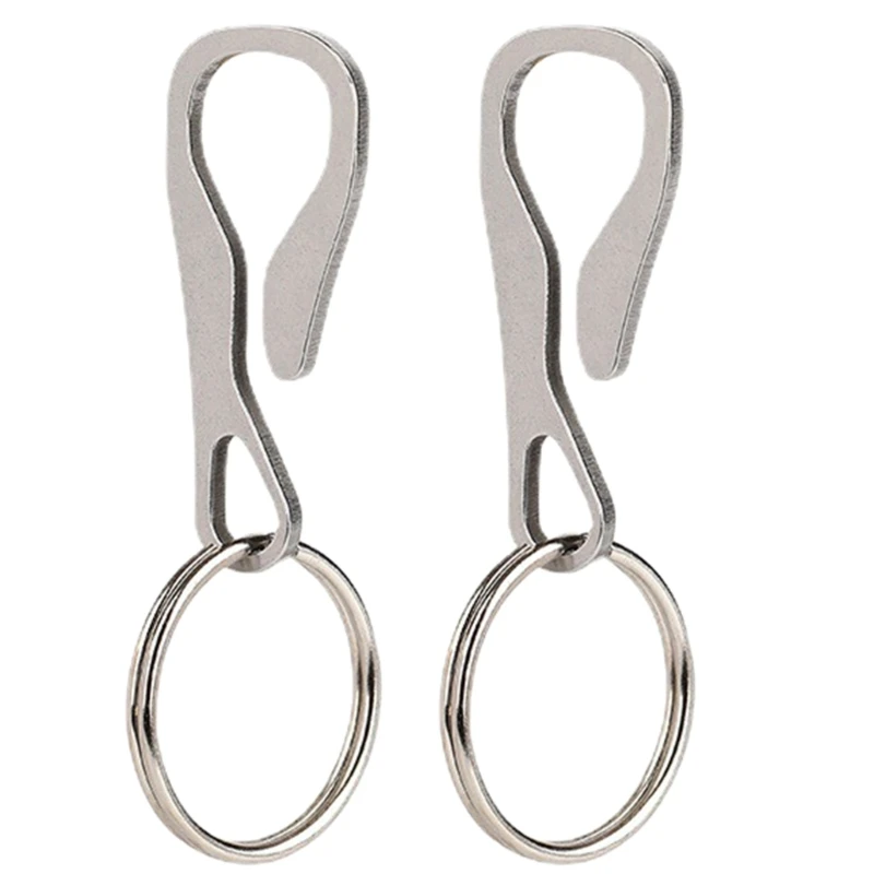 

652F легкий ремень брелок для ключей небольшой брелок для ключей органайзеры для ключей из нержавеющей стали зажим для ключей