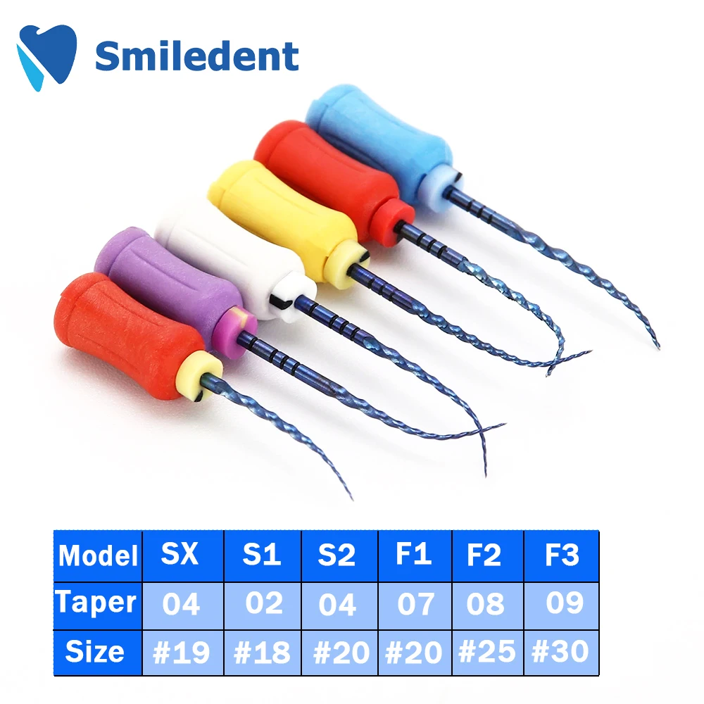 

Dental NITI Files Blue Heat Activation Pro Handuse Taper Manual Files Files SX S1 F4 F5 Endo File 25mm Endo Files