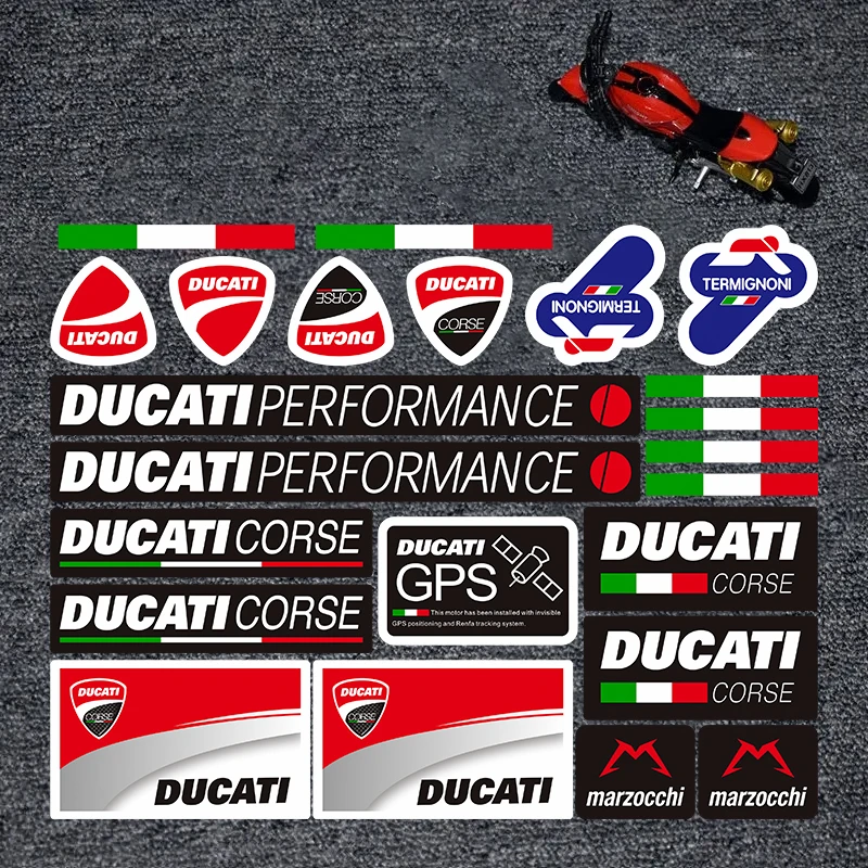 

Наклейка Ducati 2026, наклейка на кузов мотоцикла, логотип на шлем