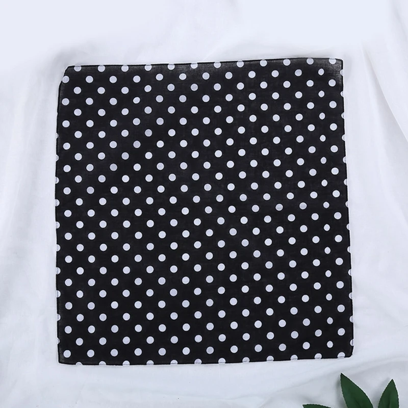 Pañuelo Polka Vintage Algodón Unissexo - close-up view