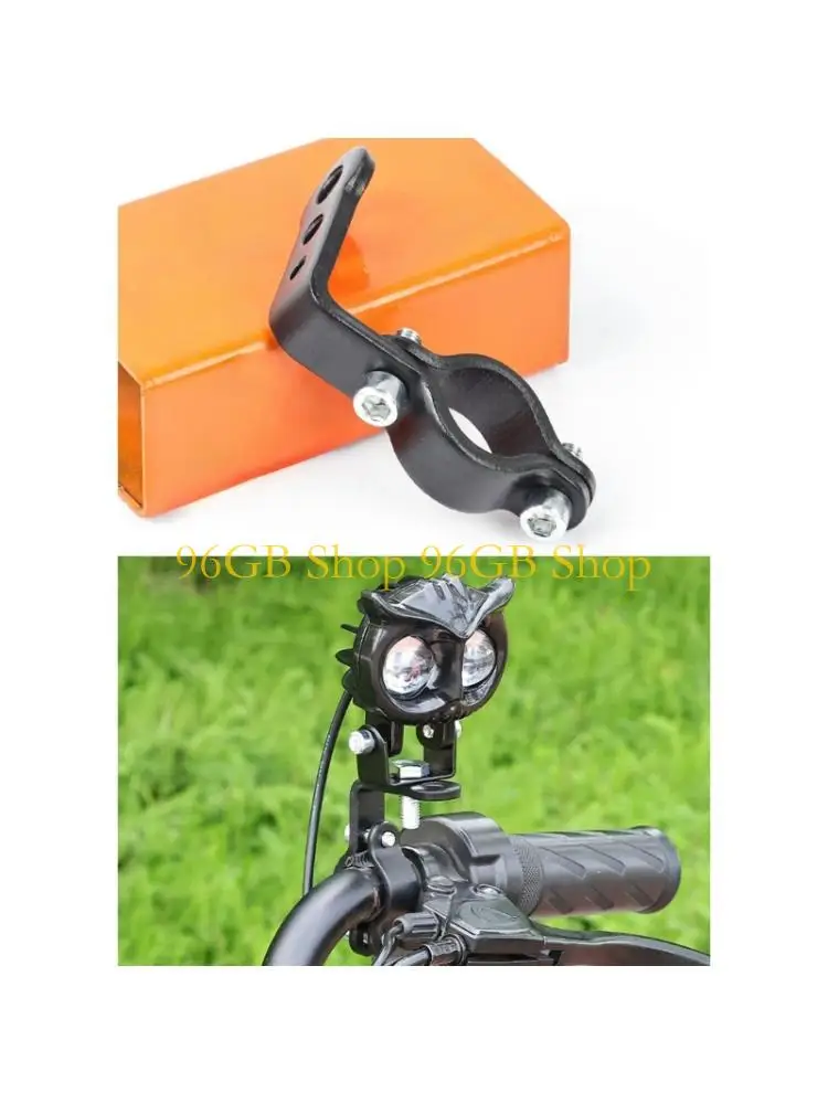 96GB Multiple Position Motorcycle Handlebar Clamp Adjustable Mounting Bracket Tool Installation Universal Fit for Various Bike