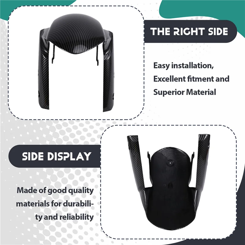 

AB96-Motorcycle Front Tire Guard Mudguard Carbon Fiber Guard Mudguard For SUZUKI GSX-R1000 2009-2016 GSX-R600 750 2011-2016