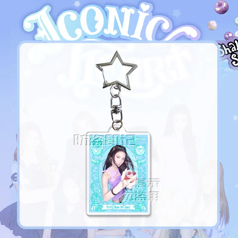 Hearts2Hearts ICONIC HEART Idol Group Keychain Ideal Gift Related Products Fans Bag Charms Souvenir Creative Pendant Jewelry - view 5
