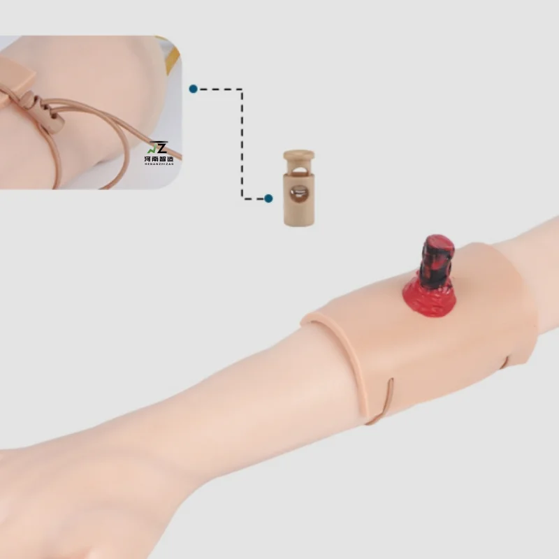 Limb Penetrating Injury Model Silicone Practice Model Penetrating Wound Training Module Surgical Suturing Practice Model
