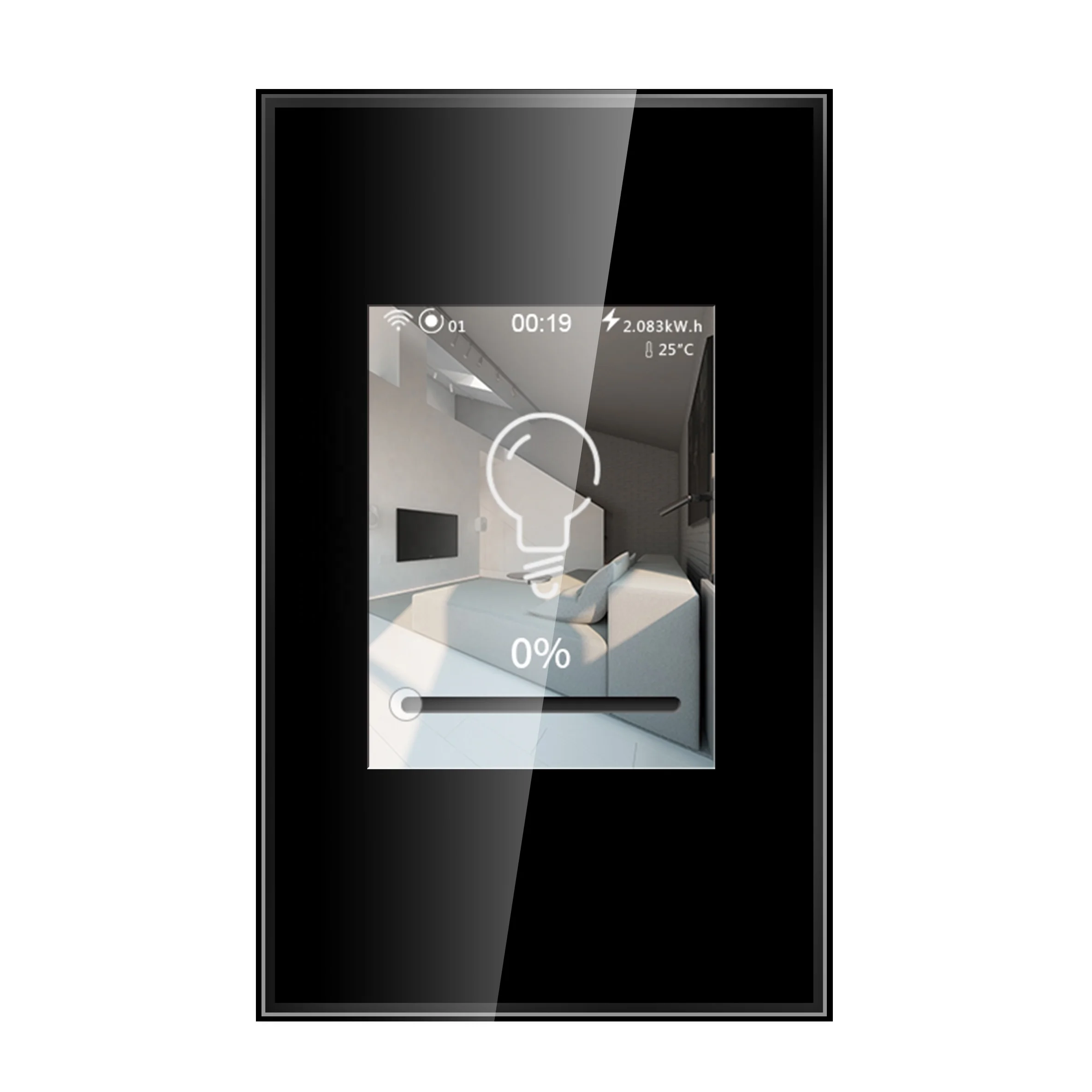 Lanbon Smart Home-systeem Nieuwste ontwerp LCD-scherm Slimme dimmer Wifi Mesh Afstandsbediening Schakelaar Tuya Homekit