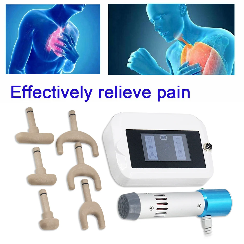 300MJ Shockwave Therapy Machine Lumbar Spine Correction Gun Deep Massage ED Treatment 1800N Electric Chiropractic Tools