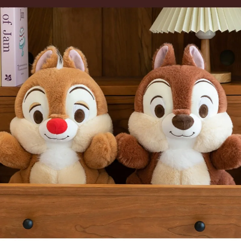 Disney Kawaii Chip 'n' Dale wiewiórka Anime pluszowe zabawki 25cm dekoracje nadziewane pluszowe lalki piękny prezent urodzinowy dla przyjaciół