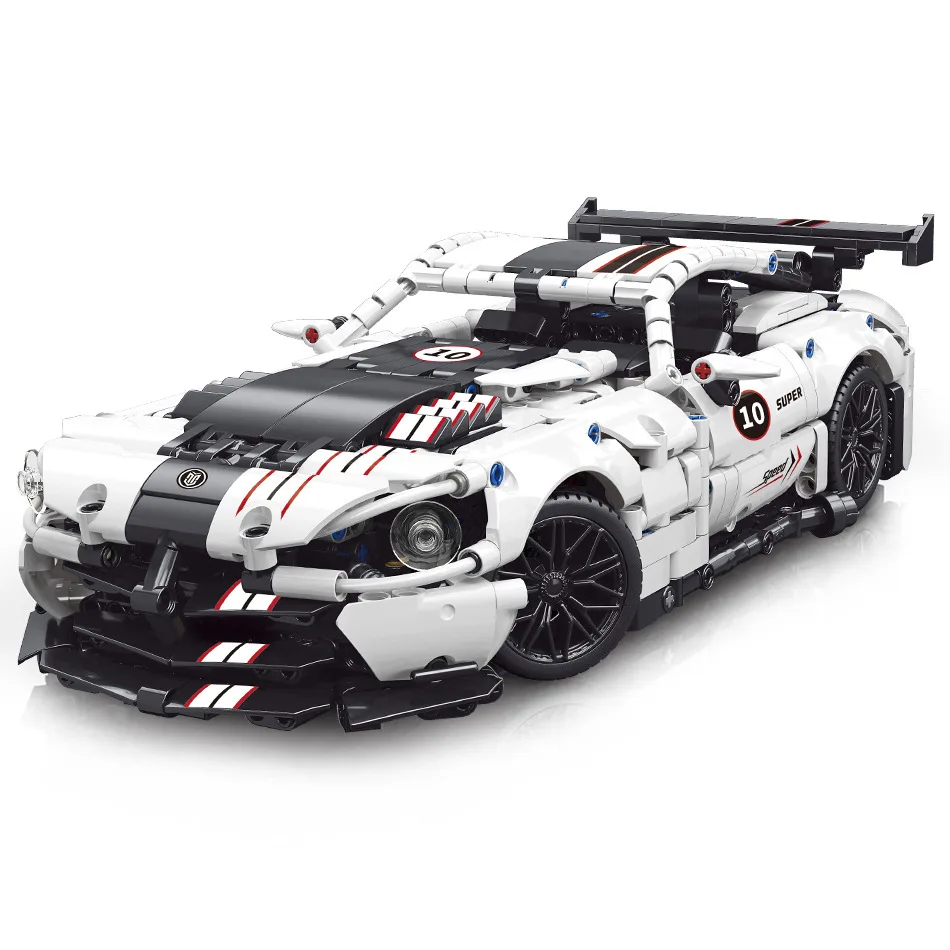 

Technical Building Block 1:14 Scale Rc Super Muscle Sport Car Viper SRT Radio 2.4ghz Remote Control Vehicle Brick Supercar Toys