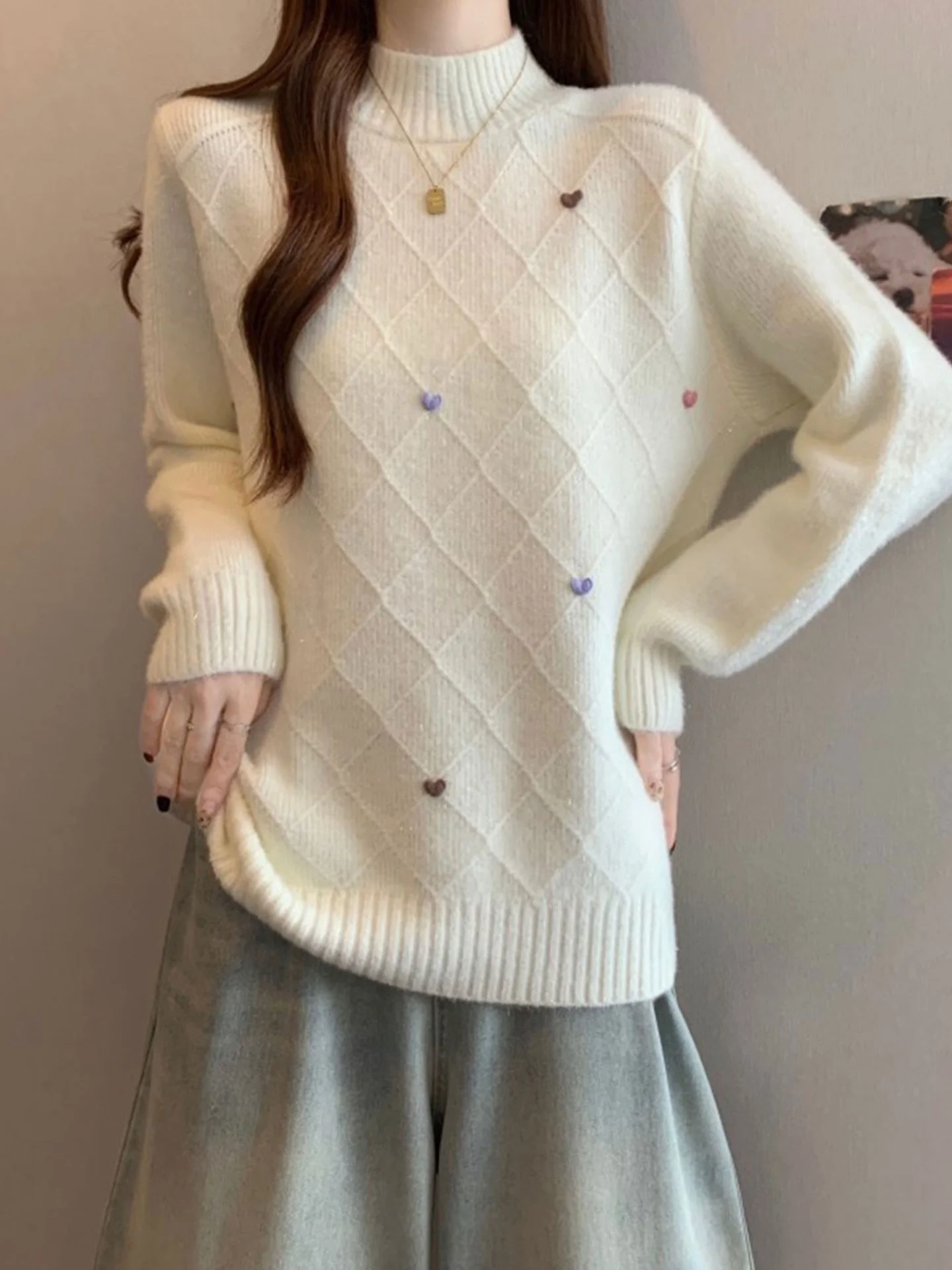 

Женский трикотажный топ больших размеров с высоким воротником, повседневный, базовый слой, утягивающий, скрывающий живот, длиной до плеч...