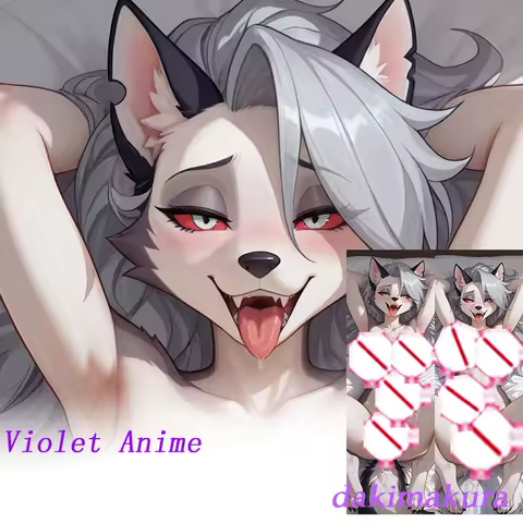 Dakimakura Anime Futa After furry loona Double-sided Print Life-size Body Pillow Cover Bedding Gifts