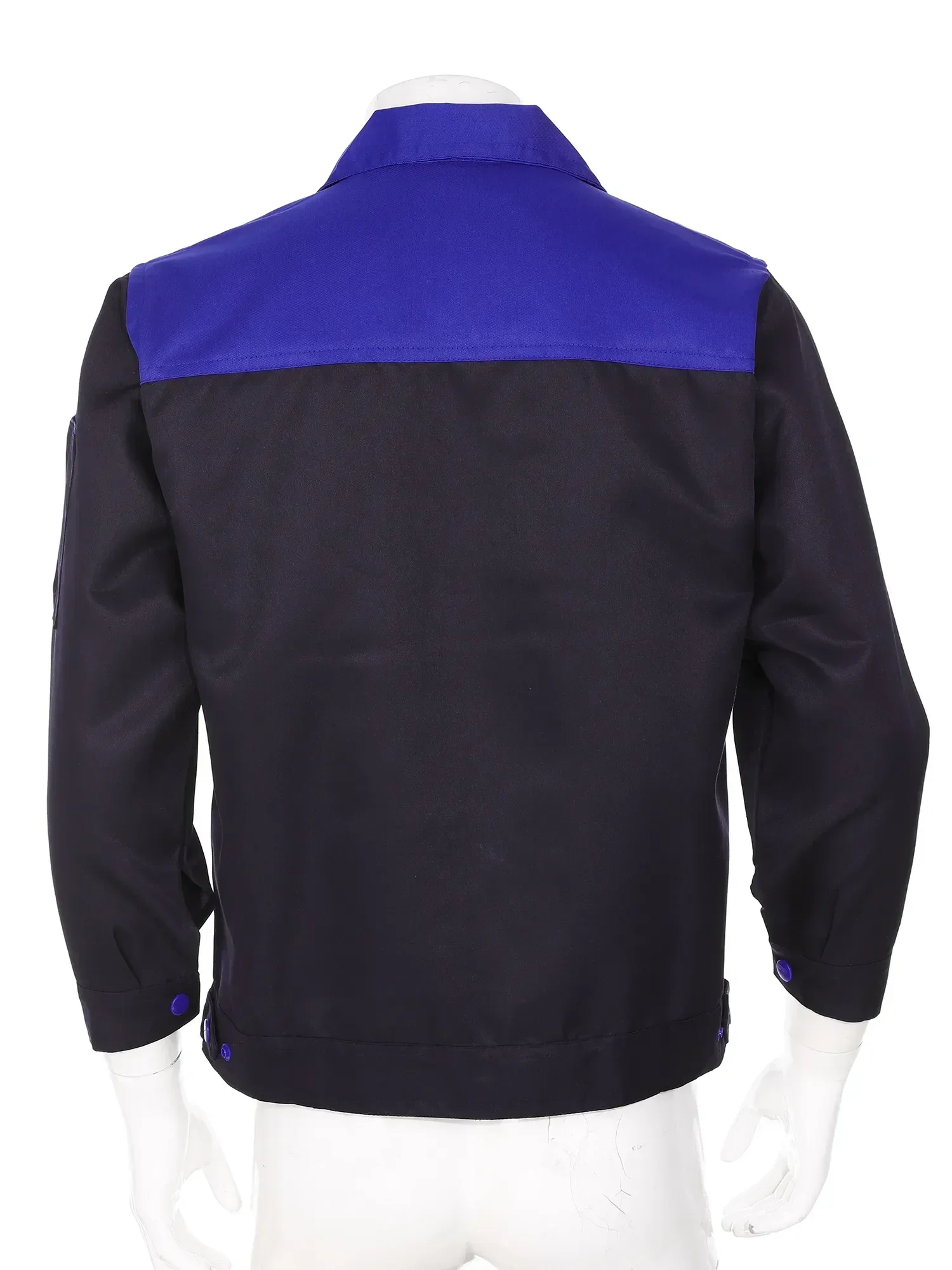 Chaqueta de manga larga para hombres y mujeres, abrigo Unisex, almacén de disfraces, taller de construcción de empresa, trabajador de fábrica, mecánica, logística automática