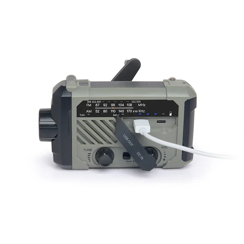 

Портативная аварийная ручная радиостанция 2025 года с аккумуляторным блоком питания емкостью 2000 мАч