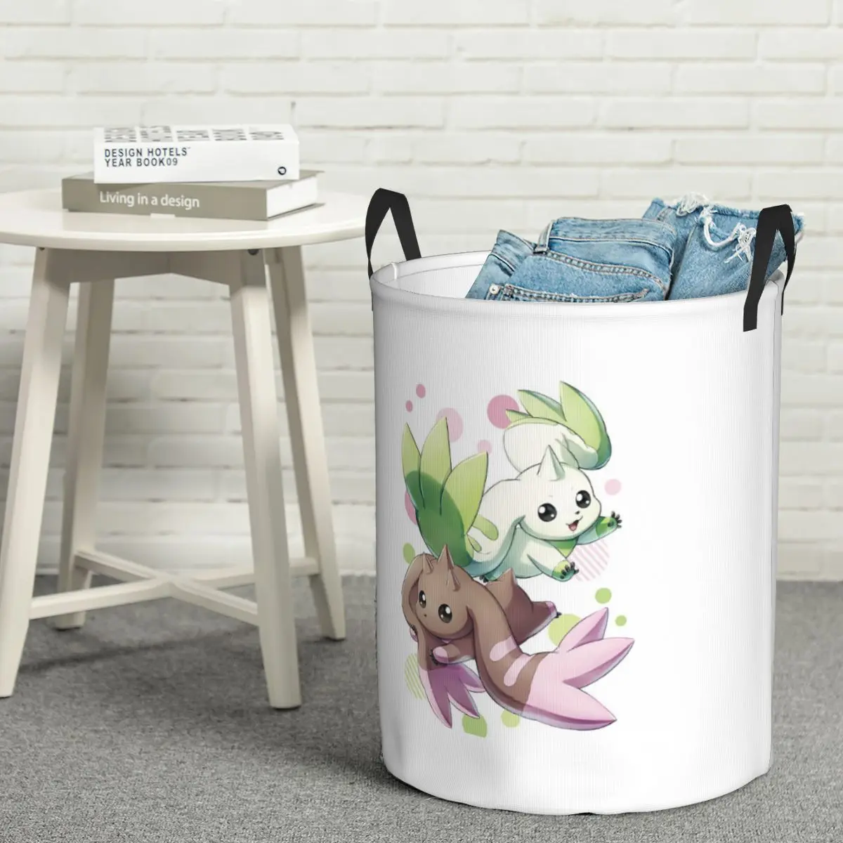 

Складная корзина для белья Laundry Collector Terriermon Lopmon, большая корзина для хранения, детская корзина для стирки, органайзер для дома