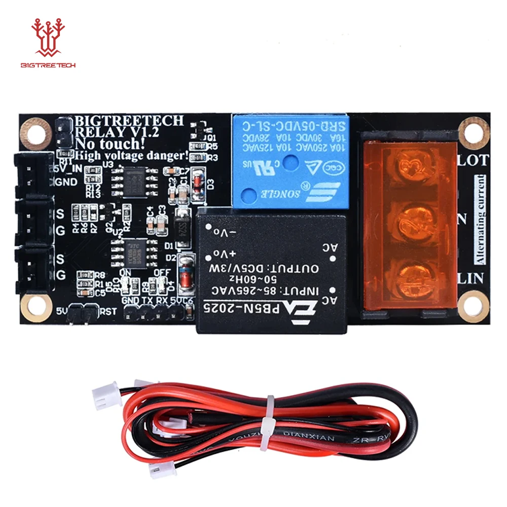 BIGTREETECH Przekaźnik V1.2 Automatyczne wyłączanie modułu po wydrukowaniu dla SKR V1.4 SKR MINI E3 V3.0 CR10 Części do drukarek 3D