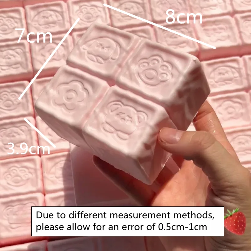 Squishy Strawberry Milk Chocolate Bread Slow Rising Fidget Toy Squishy Slow Rebound Stress Relief Toys Squeeze Sensory Toys