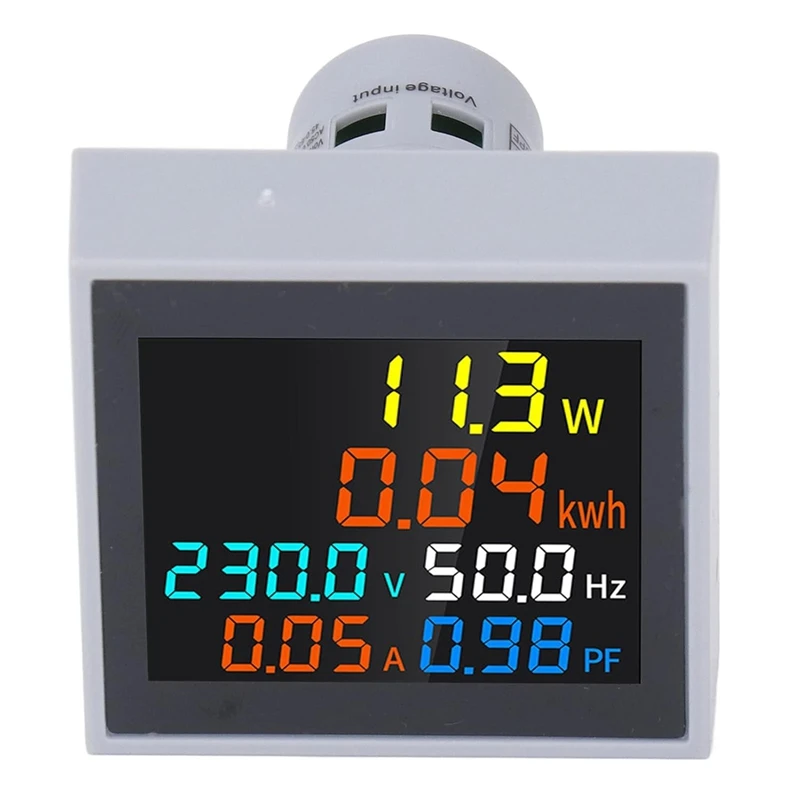 GTBL 6 In 1 Multifunction Digital Meter AC Voltage Power Frequency Monitor For Household SPM004