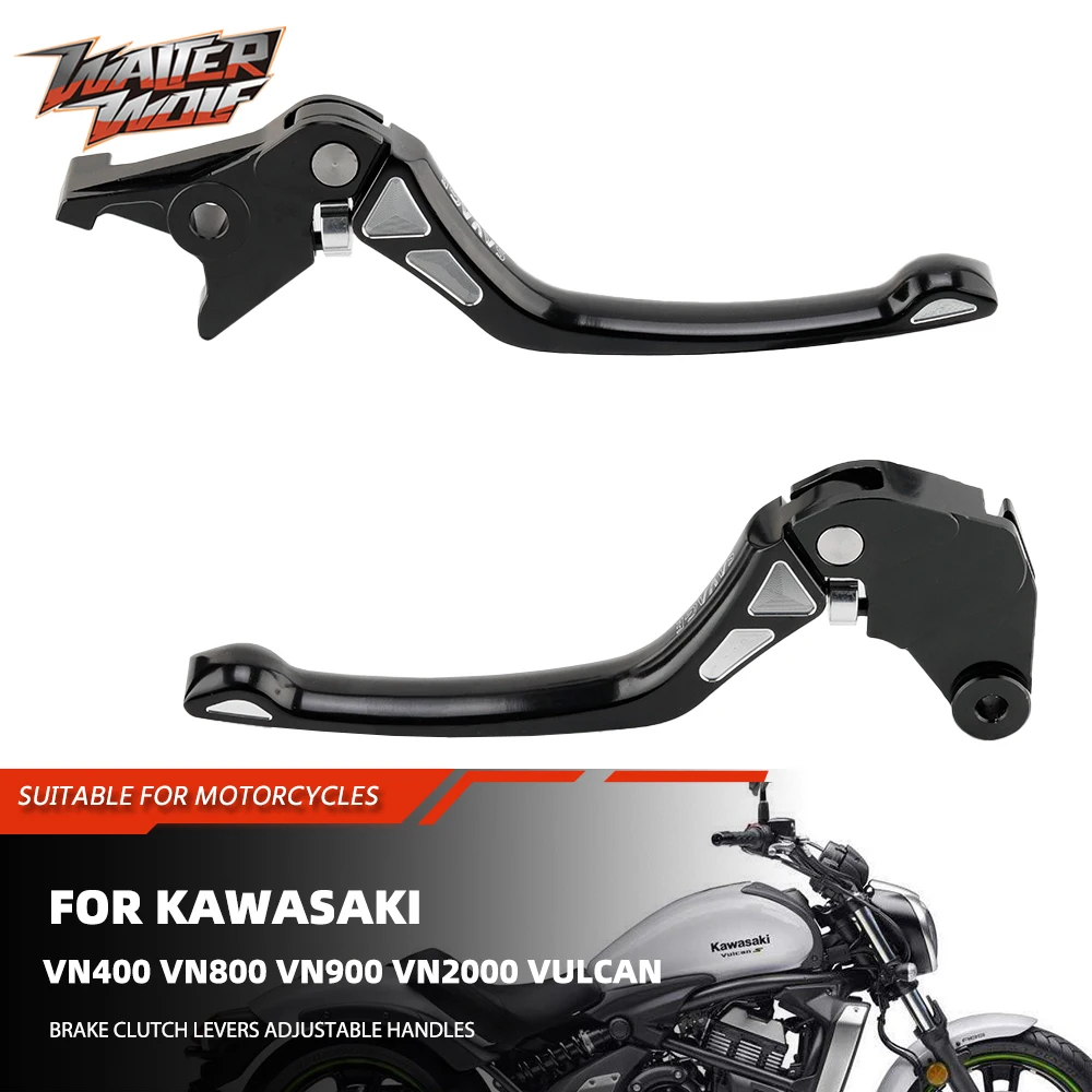 

Регулируемая рукоятка тормозного и сцепного рычагов для мотоциклов Kawasaki VN400 VN800 VN900 VN2000 Vulcan VN 400 800 900 2000, комплект ручного управления